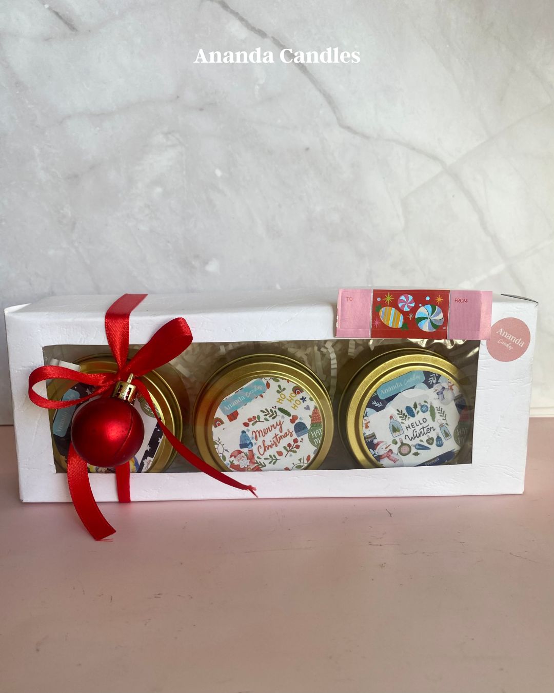 Set Navideño de Velas – Edición Especial (3 Aromas)🎁