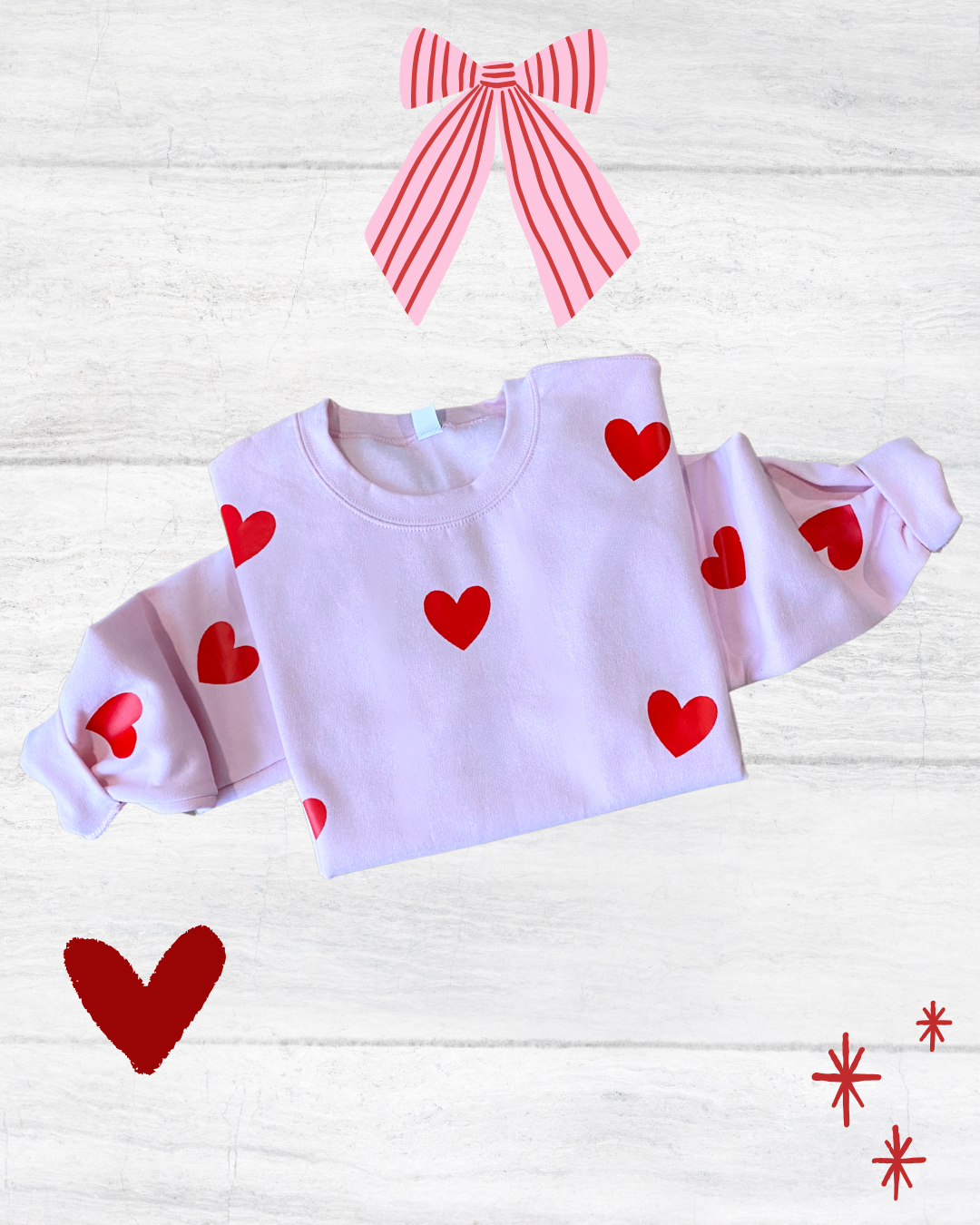 SUDADERA CORAZÓN 💕