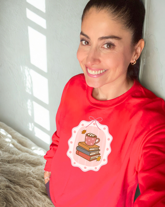 SUDADERA BOOKS LATTE ☕