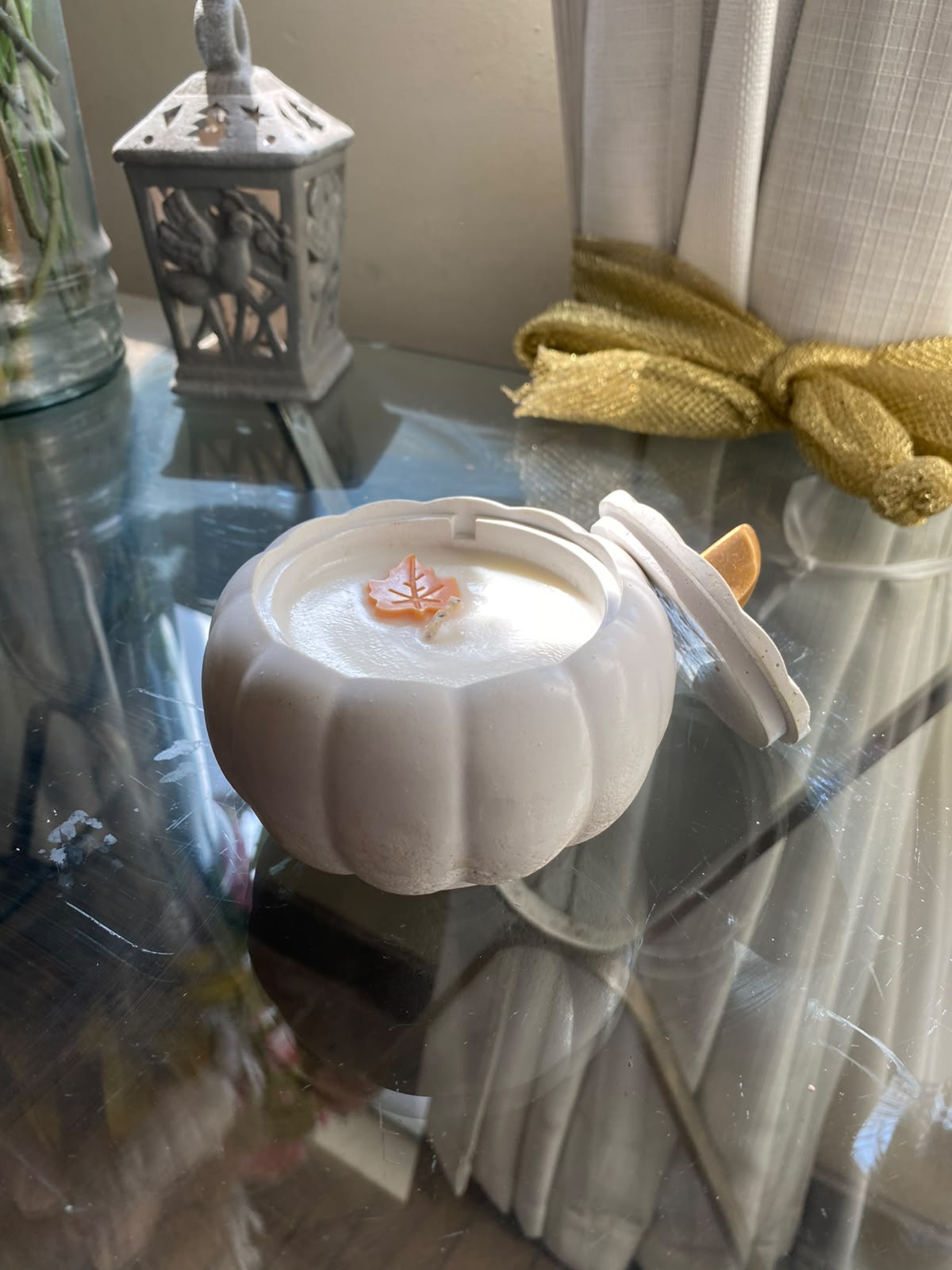 Vela calabaza mediana